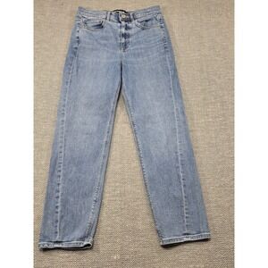 Express Mom Jean Super High Rise Light Wash Denim Women's Size 4R